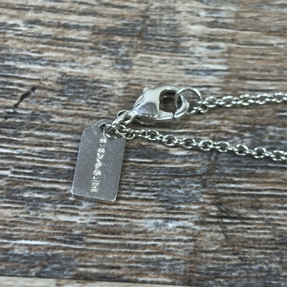 Coach Signature Open Circle Necklace F54514 - Picture 3 of 7